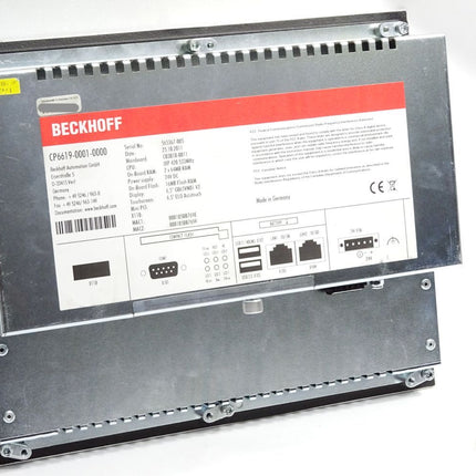 Beckhoff CP6619-0001-0000 Einbau-Panel-PC - Maranos.de
