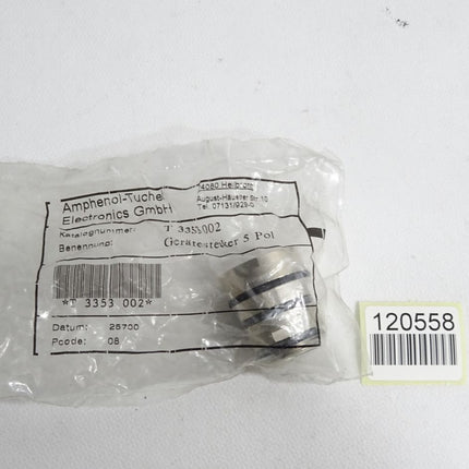 Amphenol-Tuchel Gerätestecker 5-pol T3353002 / Neu OVP - Maranos.de