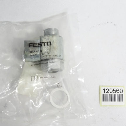 Festo Drossel-Rückschlagsventil 151179 GRLA-1/2-B / Neu OVP - Maranos.de