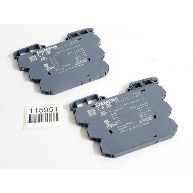Siemens 3RQ3018-1AB00 / Inhalt:2 Stück / Ausgangskoppler Relaiskoppler - Maranos.de