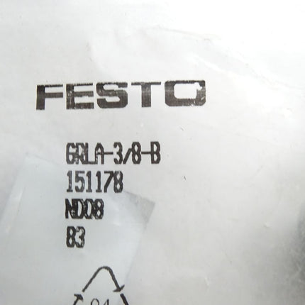 Festo Drossel-Rückschlagsventil 151178 GRLA-3/8-B / Neu OVP - Maranos.de