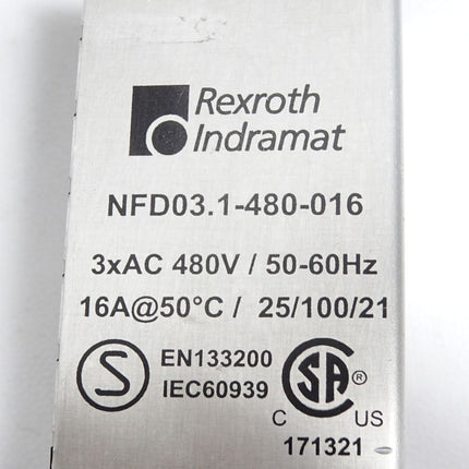 Rexroth Indramat Power LIne Filter NFD03.1-480-016 - Maranos.de