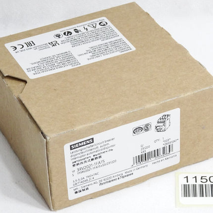 Siemens Leistungsschalter 3RV2021-1FA15 / Neu OVP - Maranos.de
