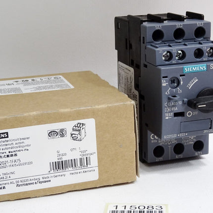 Siemens Leistungsschalter 3RV2021-1FA15 / Neu OVP - Maranos.de