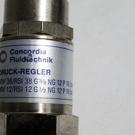 Concordia Fluidtechnik 1092330 758/DRV12 RSI12 MANO 18 P 16 / Neu - Maranos.de