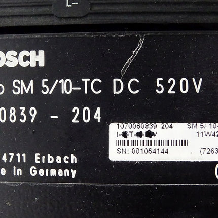 BOSCH SM 5/10-TC DC 520V 5A 060839-204 Servomodul - Maranos.de