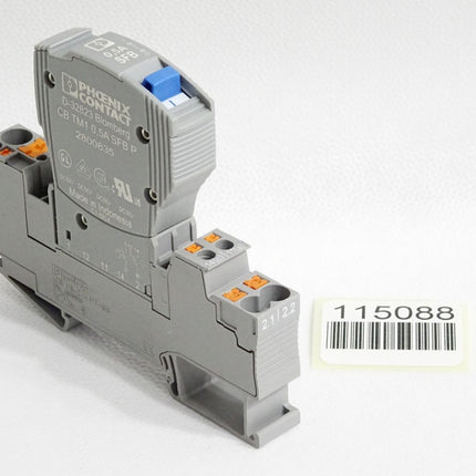Phoenix Contact 2800835 CB TM1 0.5A SFB P Geräteschutzschalter + 2800929 - Maranos.de