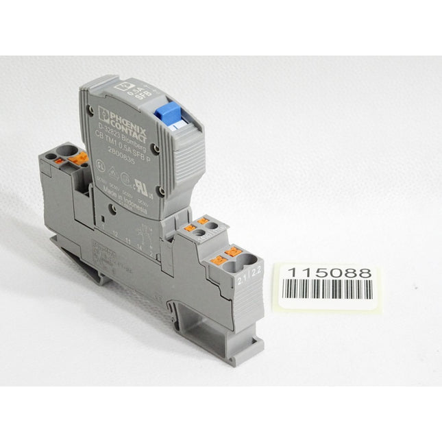 Phoenix Contact 2800835 CB TM1 0.5A SFB P Geräteschutzschalter + 2800929 - Maranos.de