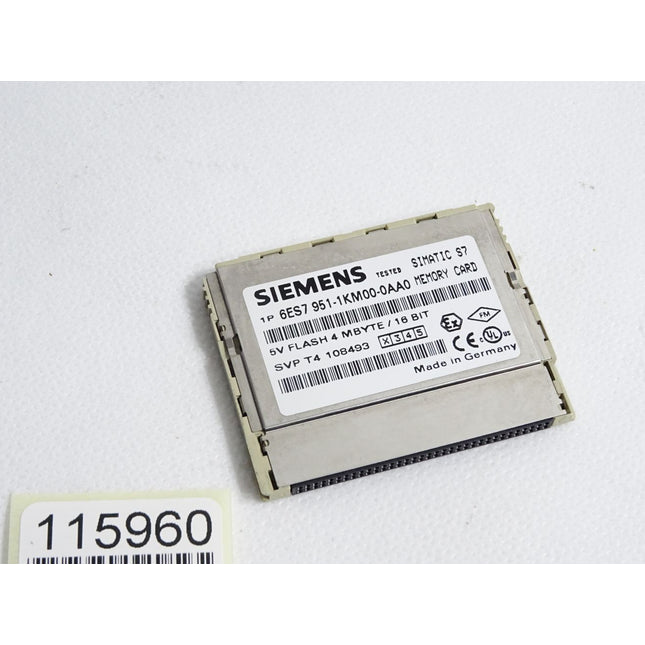 Siemens Memory Card 6ES7951-1KM00-0AA0 + Firmware LX FM357-2 6ES7357-4BH03-3AE0 - Maranos.de