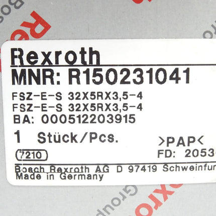Rexroth R150231041 FSZ-E-S 32X5RX3,5-4 / Neu OVP - Maranos.de