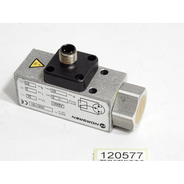 Norgen 18D Druckschalter 0880160 -1…0bar max.80 bar / Unbenutzt - Maranos.de