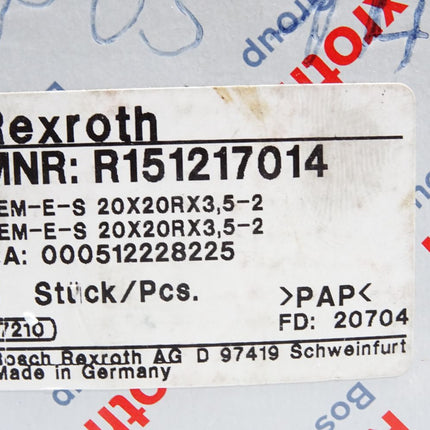 Rexroth R151217014 Kugelgewindemutter 20X20RX3,5-2 SEM-E-S / Neu OVP - Maranos.de