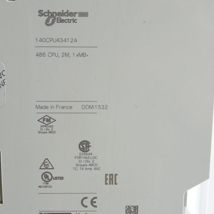 Schneider Electric Modicon 486CPU 140CPU43412A 201430 / Neu OVP - Maranos.de