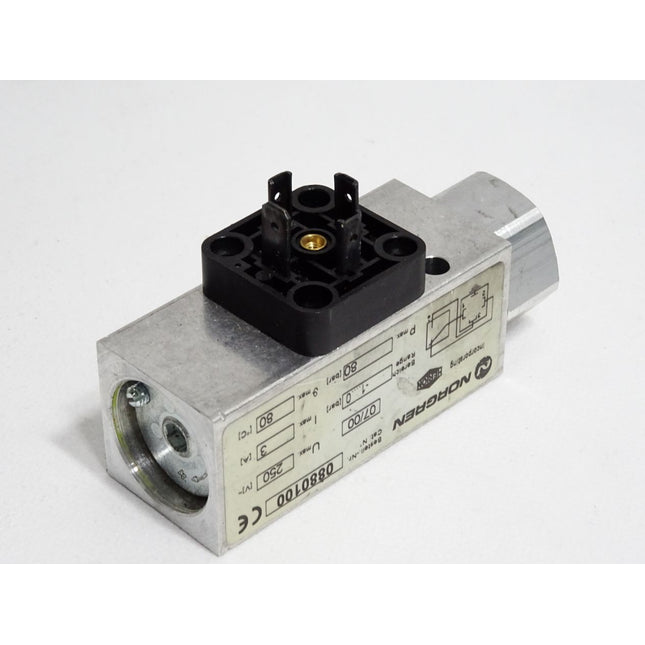 Norgen 18D Druckschalter 0880100 -1…0bar max.80 bar / Unbenutzt - Maranos.de