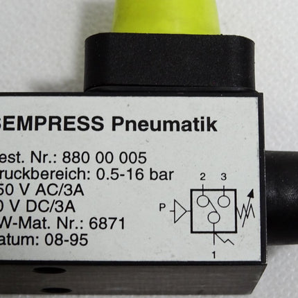 Sempress Pneumatik Magnetventil 88000005 0.5-16bar / Unbenutzt