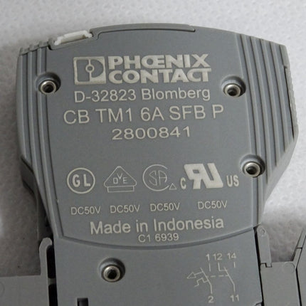 Phoenix Contact 2800841 CB TM1 6A SFB P Geräteschutzschalter + 2800929 - Maranos.de