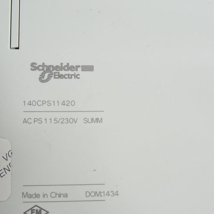 Schneider Electric 140CPS11420 Stromversorgungsmodul Modicon Quantum - Maranos.de