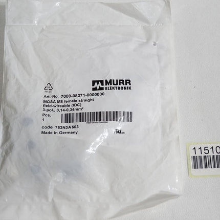 Murr Elektronik Stecker MOSA M8 Female 3-polig 7000-08371-0000000 / Neu OVP - Maranos.de