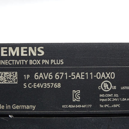 Siemens Connectivity Box PN PLUS 6AV6671-5AE11-0AX0 6AV6 671-5AE11-0AX0 - Maranos.de
