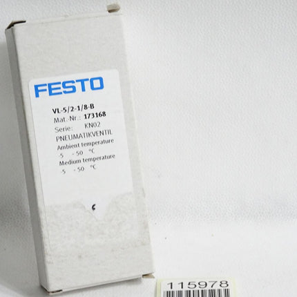 Festo 173168 VL-5/2-1/8-B Pneumatikventil / Neu OVP - Maranos.de