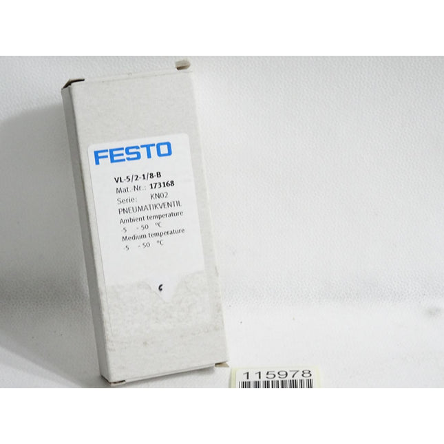 Festo 173168 VL-5/2-1/8-B Pneumatikventil / Neu OVP - Maranos.de