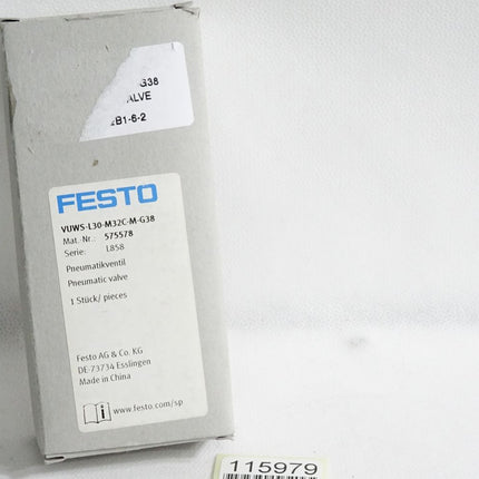 Festo 575578 VUWS-L30-M32C-M-G38 Pneumatikventil / Neu OVP - Maranos.de