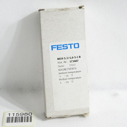 Festo 173407 MEH-5/2-5,0-S-I-B Magnetventil / Neu OVP - Maranos.de