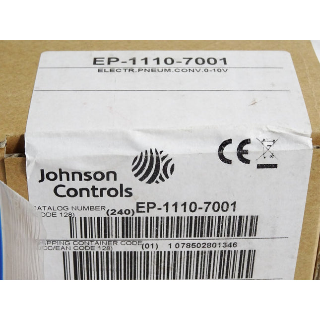 Johnson Controls EP-1110-7001 Elektro-Pneumatischer-Umformer Neu OVP versiegelt - Maranos.de