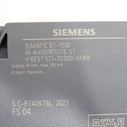 Siemens S7-1500 AI 6ES7531-7QD00-0AB0 6ES7 531-7QD00-0AB0 / Neuwertig