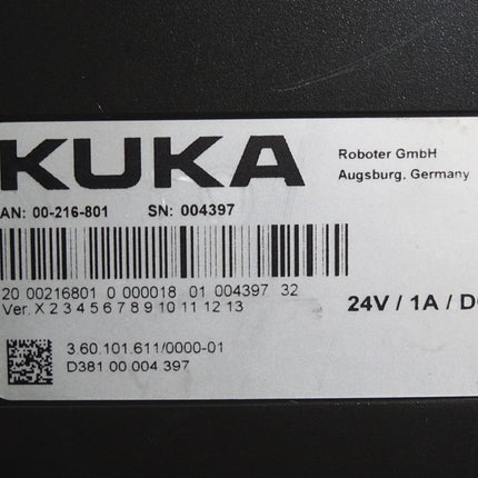 Kuka Smartpad Teach Pendant Panel KCP4 00-216-801
