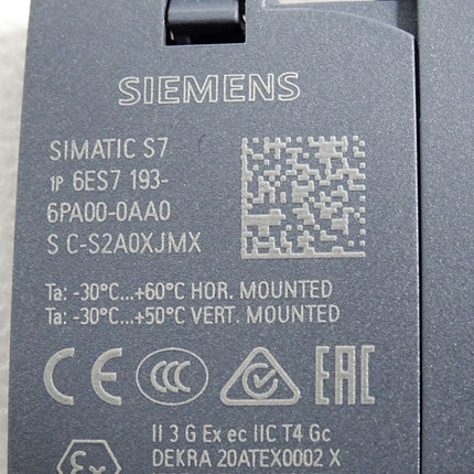 Siemens Servermodul ET200SP 6ES7193-6PA00-0AA0 6ES7 193-6PA00-0AA0 / Neuwertig