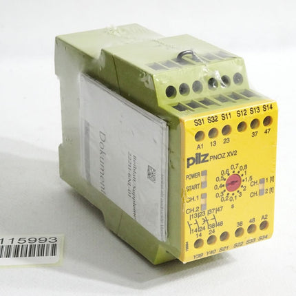 Pilz 774502 PNOZ XV2 3/24VDC 2n/o 2n/o t Sicherheitsschaltgerät / Neu OVP - Maranos.de