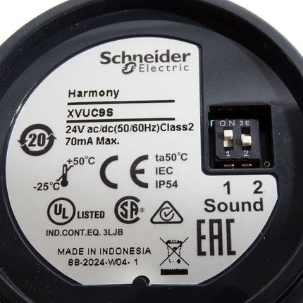 Schneider Electric Buzzer XVUC9S LED-Leuchtelement rot XVUC64 XVUC21B Neuwertig