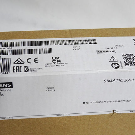 Siemens S7-1500 DI 6ES7521-1FH00-0AA0 6ES7 521-1FH00-0AA0 Neu OVP versiegelt - Maranos.de