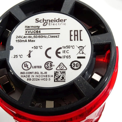 Schneider Electric Buzzer XVUC9S LED-Leuchtelement rot XVUC64 XVUC21B Neuwertig