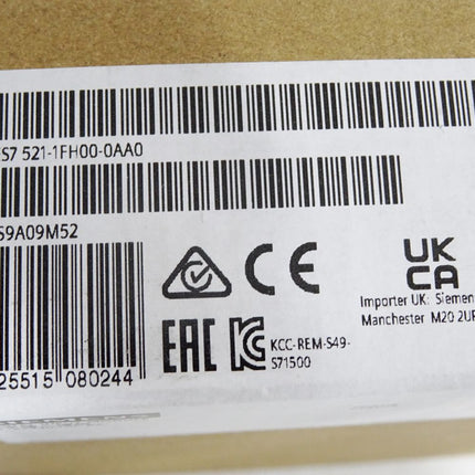 Siemens S7-1500 DI 6ES7521-1FH00-0AA0 6ES7 521-1FH00-0AA0 Neu OVP versiegelt - Maranos.de