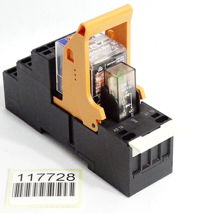 Weidmüller Sockel 8869430000 SCM-I 4CO P + Relais 8690200000 RCM570024 Neuwertig
