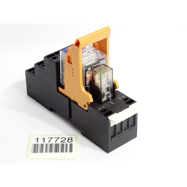 Weidmüller Sockel 8869430000 SCM-I 4CO P + Relais 8690200000 RCM570024 Neuwertig