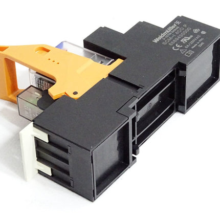 Weidmüller Sockel 8869430000 SCM-I 4CO P + Relais 8690200000 RCM570024 Neuwertig