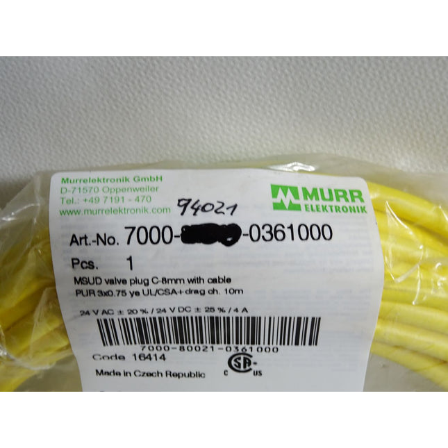 Murr Elektronik Kabel 7000-94021-0361000 / Neu - Maranos.de