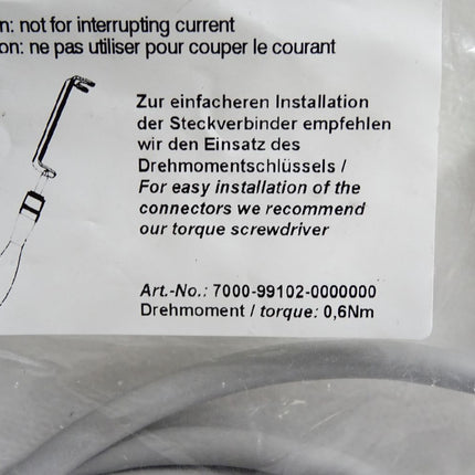 Murr Elektronik Kabel 7000-41081-2260200 / Neu OVP - Maranos.de