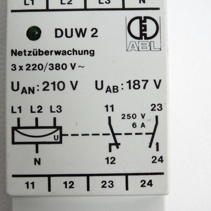 ABL DUW2 Netzüberwachung 3x220/380VAC - Maranos.de