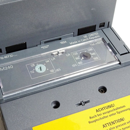 Siemens Leistungsschalter 3VA1216-4EF32-0AA0 TM240 3VA9257-0FK21 / Neuwertig