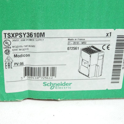Schneider Electric TSX Premium TSXPSY3610M 24VDC 36W Power Supply 072561 Neu OVP - Maranos.de