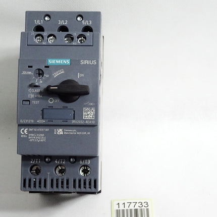 Siemens Leistungsschalter 3RV2032-4EA10 / Neuwertig