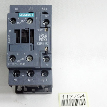 Siemens Leistungsschütz 3RT2026-1BB40 / Neuwertig