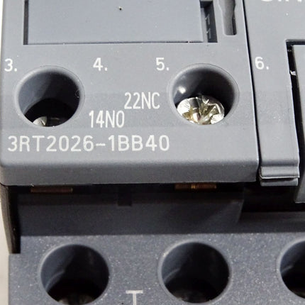 Siemens Leistungsschütz 3RT2026-1BB40 / Neuwertig