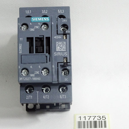 Siemens Leistungsschütz 3RT2027-1BB40 / Neuwertig