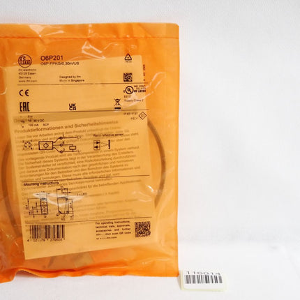 Ifm electronic O6P201 O6P-FPKG/0,30m/US Reflexlichtschranke / Neu OVP - Maranos.de