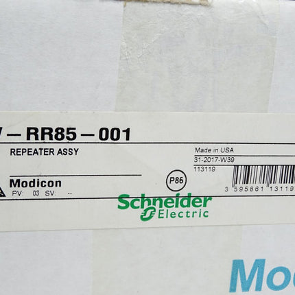 Schneider Electric Modicon NW-RR85-001 Repeater Assy 113119 / Neu OVP versiegelt - Maranos.de